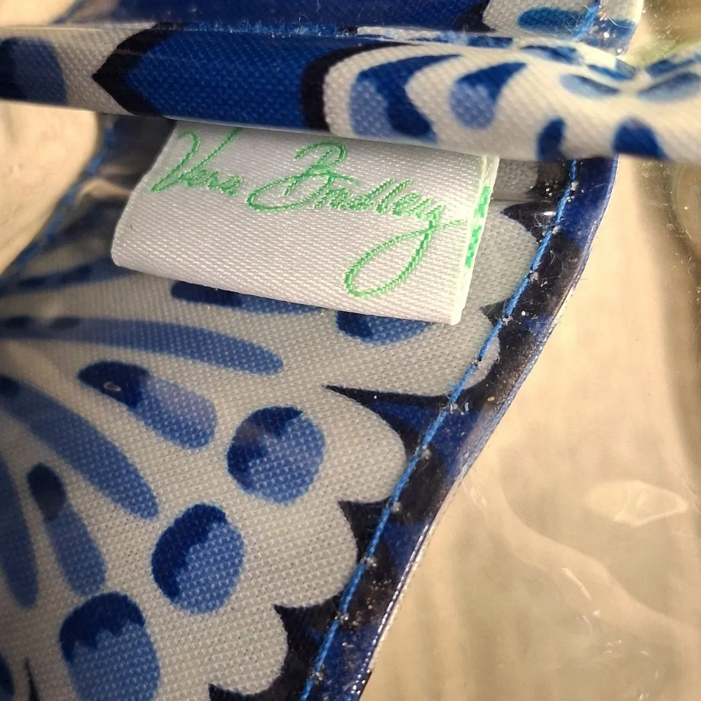 Vera Bradley Blue Lagoon Clear Tote